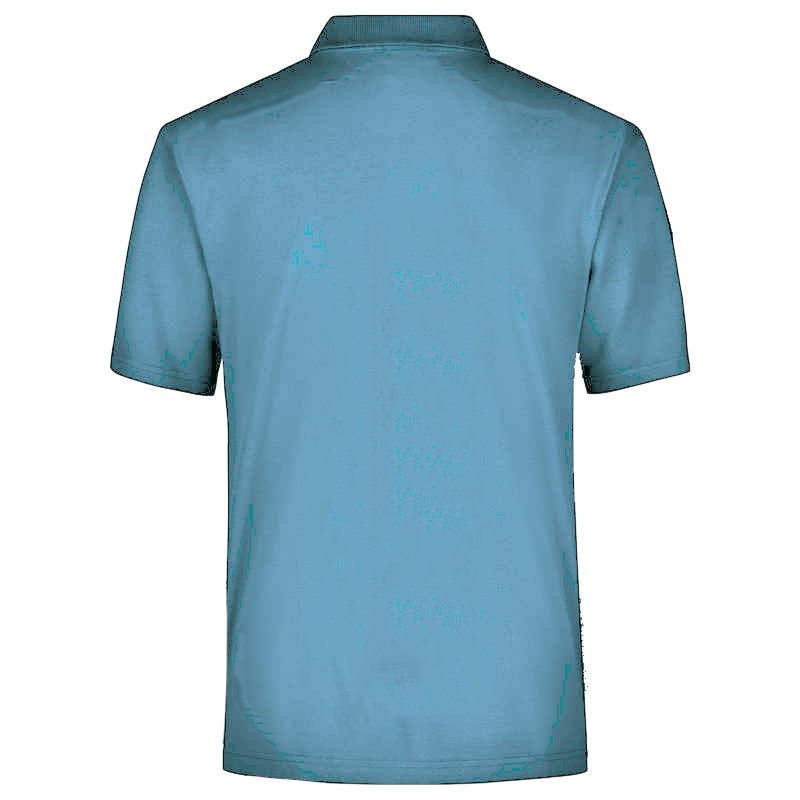 Polo bleu ciel dos