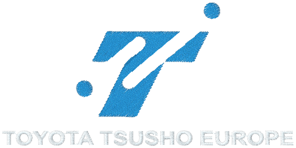 Maquette de broderie du logo de Toyota Tsusho